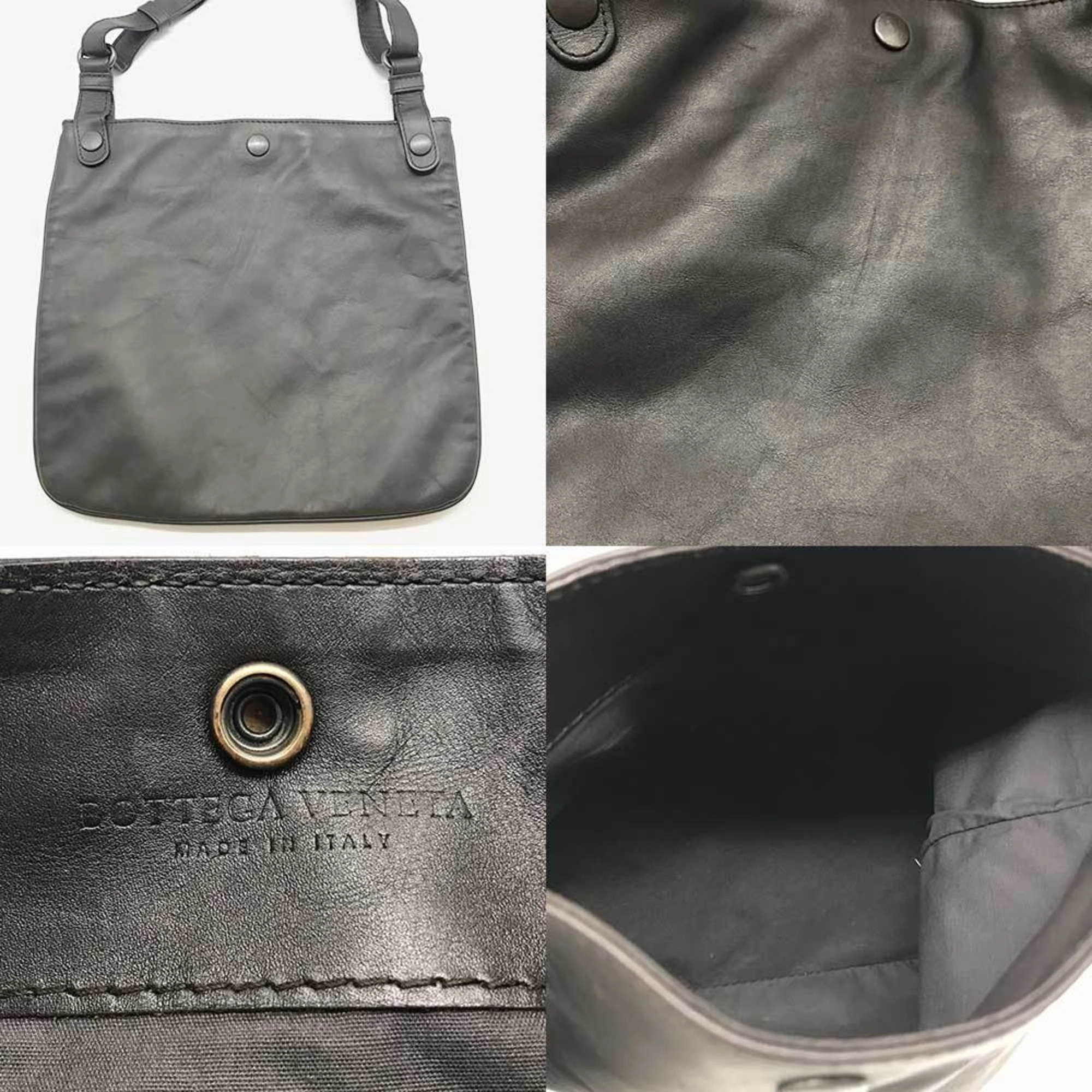 Bottega Veneta Intrecciato Leather Shopper Bag (Pre-Owned)