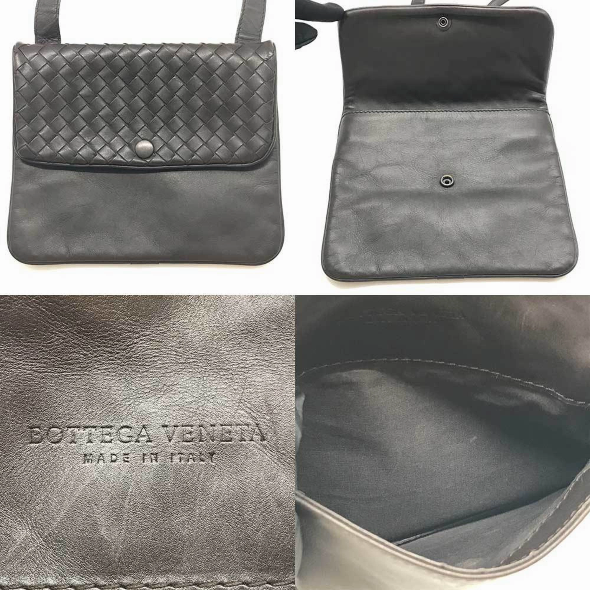 Bottega Veneta Intrecciato Leather Shopper Bag (Pre-Owned)