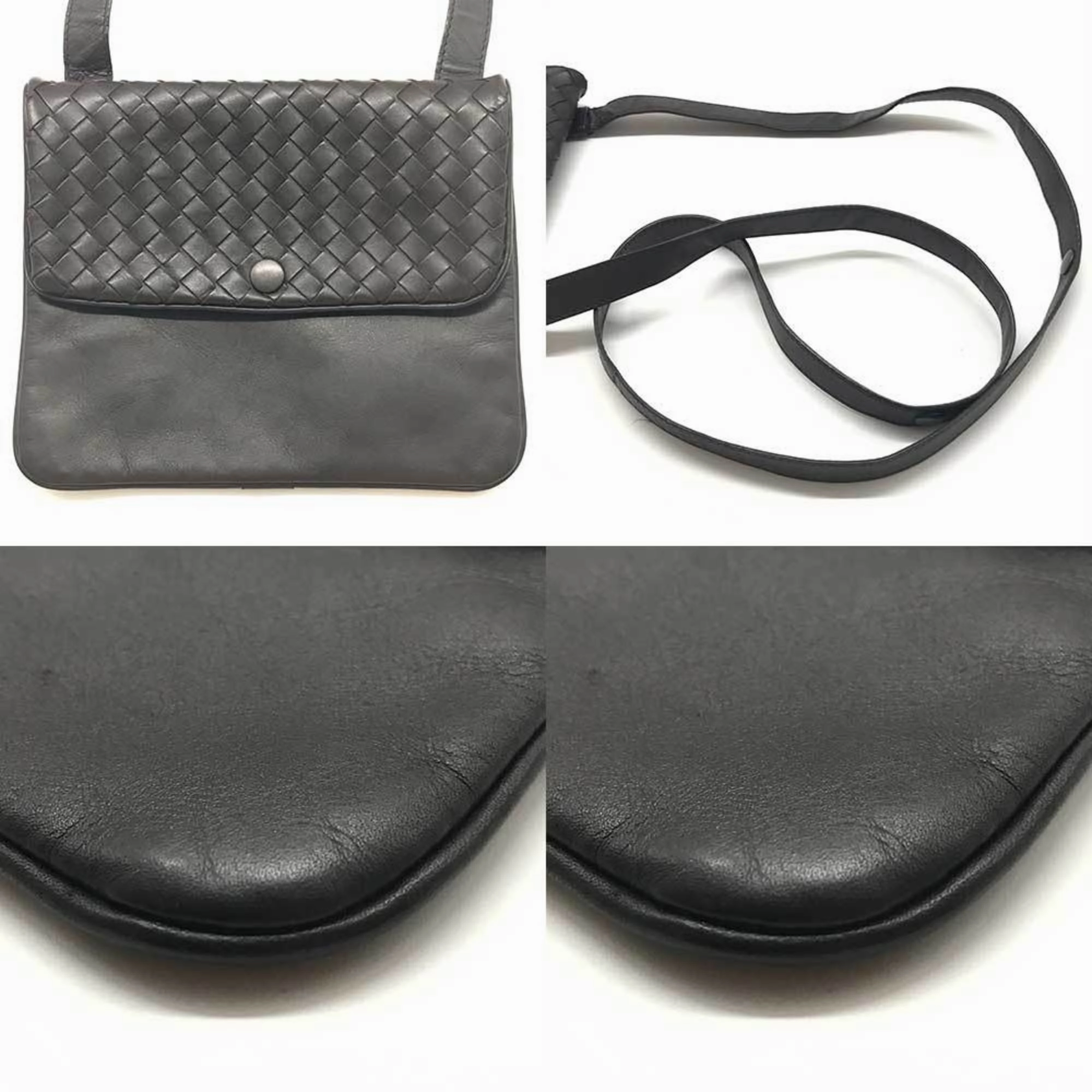 Bottega Veneta Intrecciato Leather Shopper Bag (Pre-Owned)