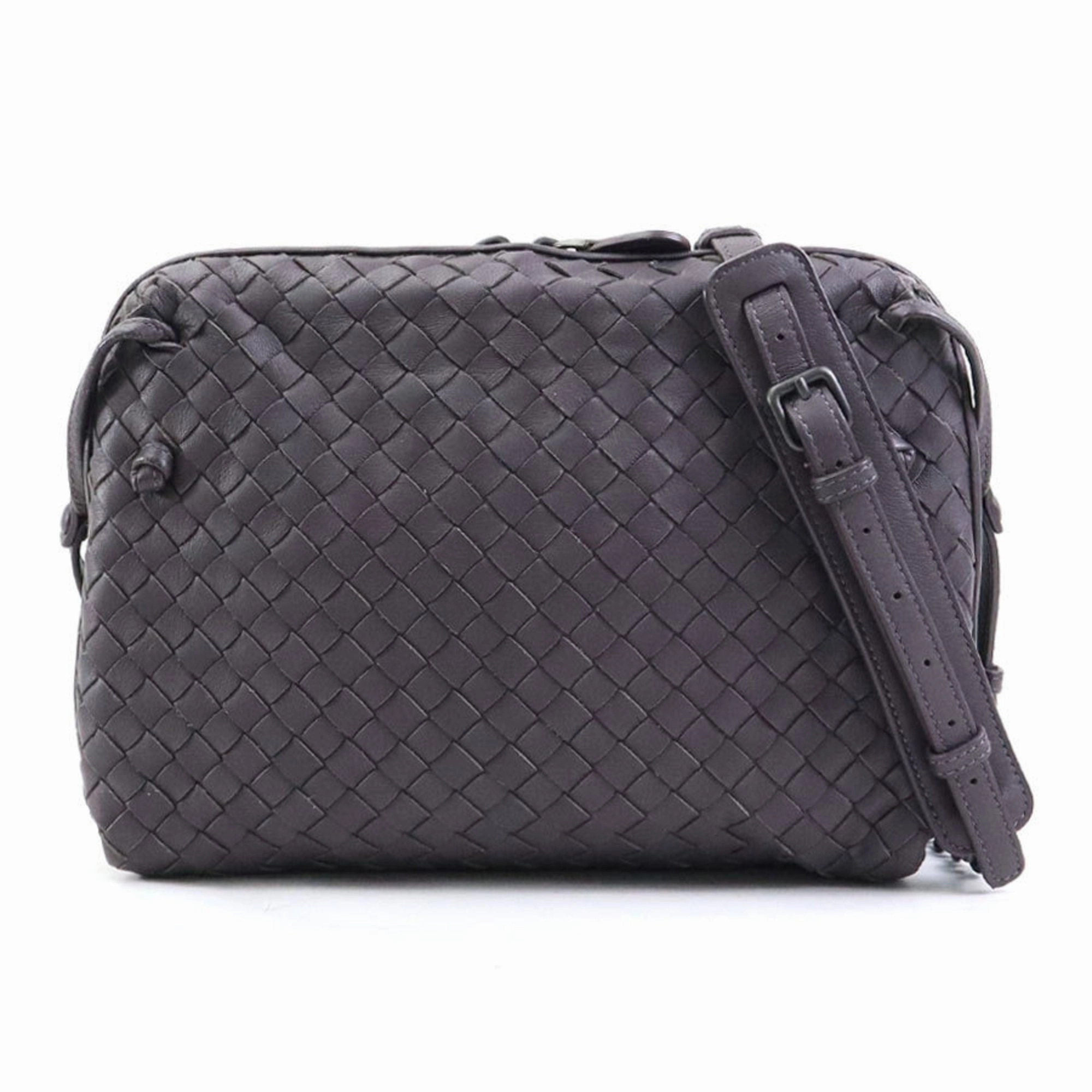 Bottega Veneta Intrecciato Leather Shoulder Bag (Pre-Owned)