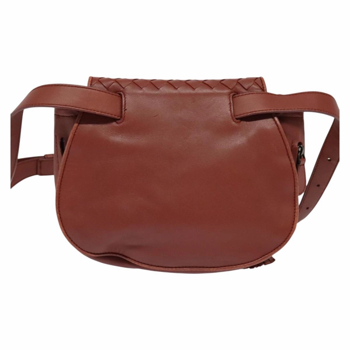 Bottega Veneta Intrecciato Leather Shoulder Bag (Pre-Owned)