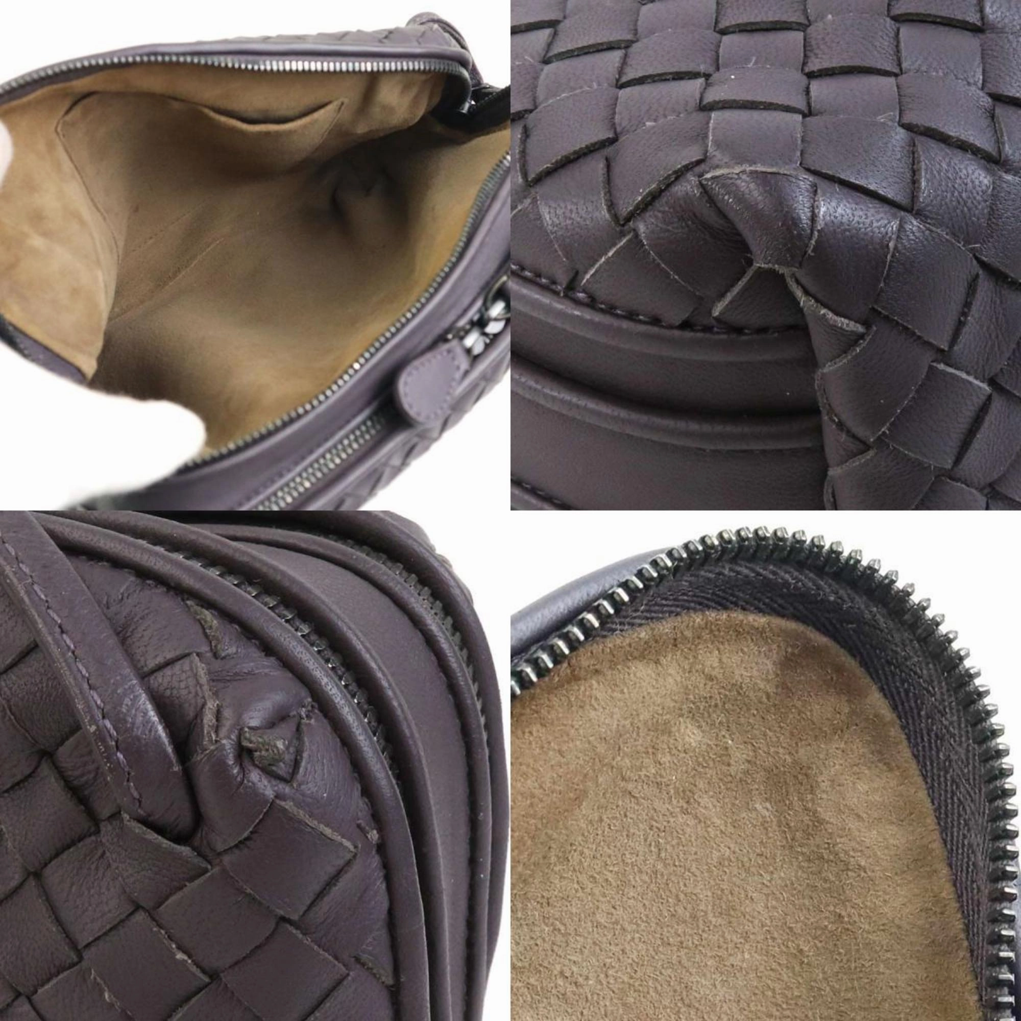 Bottega Veneta Intrecciato Leather Shoulder Bag (Pre-Owned)