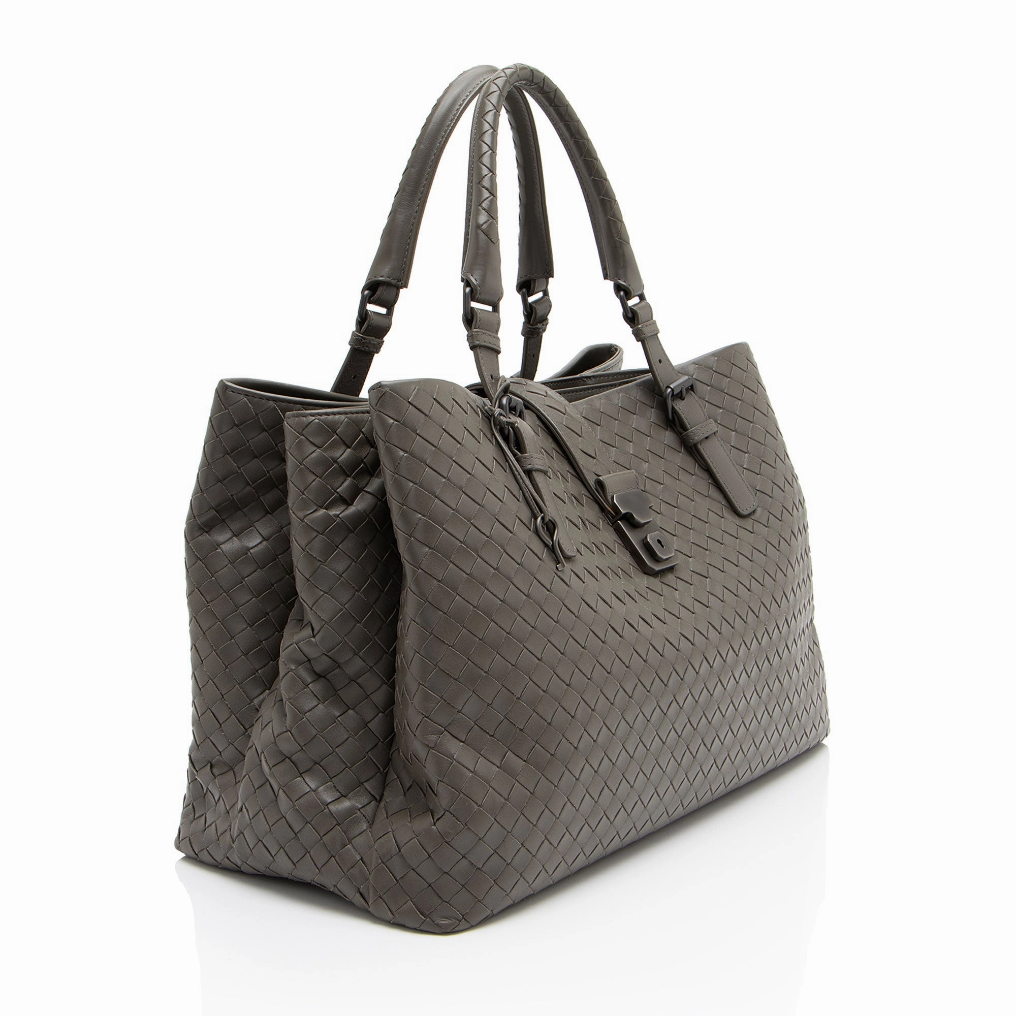 Bottega Veneta Intrecciato Nappa Roma Medium Satchel