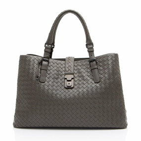 Bottega Veneta Intrecciato Nappa Roma Medium Satchel