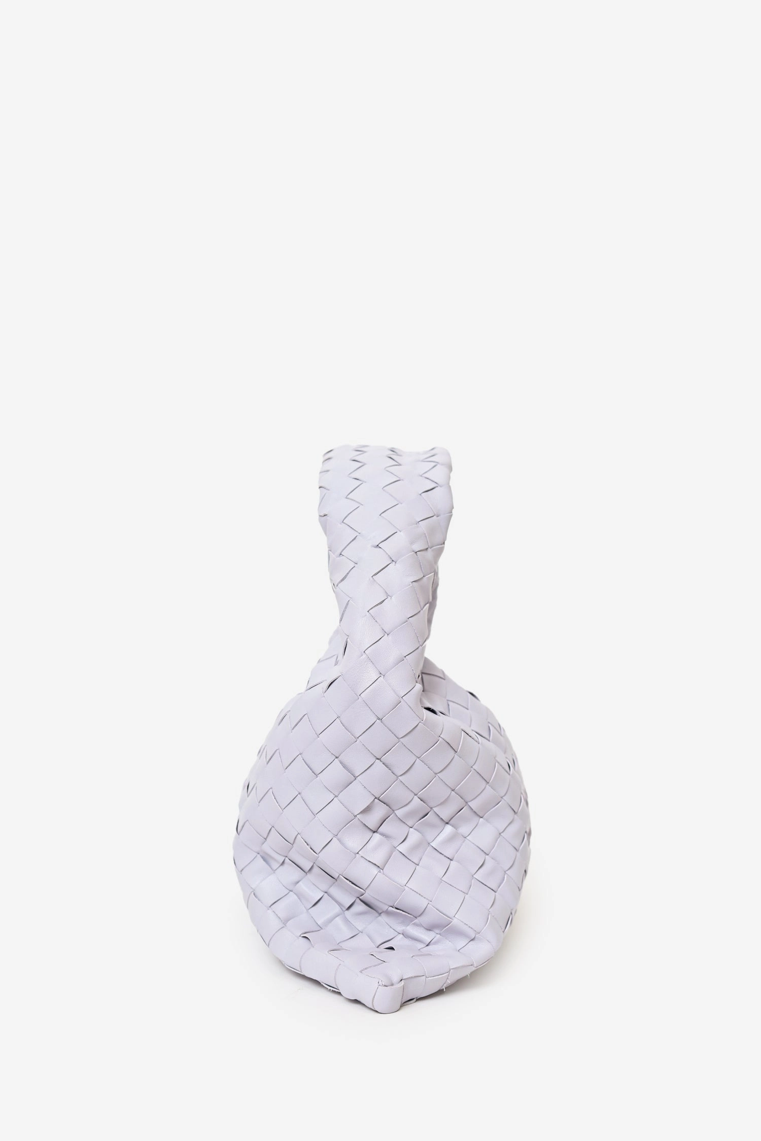 Bottega Veneta Lilac Purple Intrecciato Leather Hop Hobo Bag
