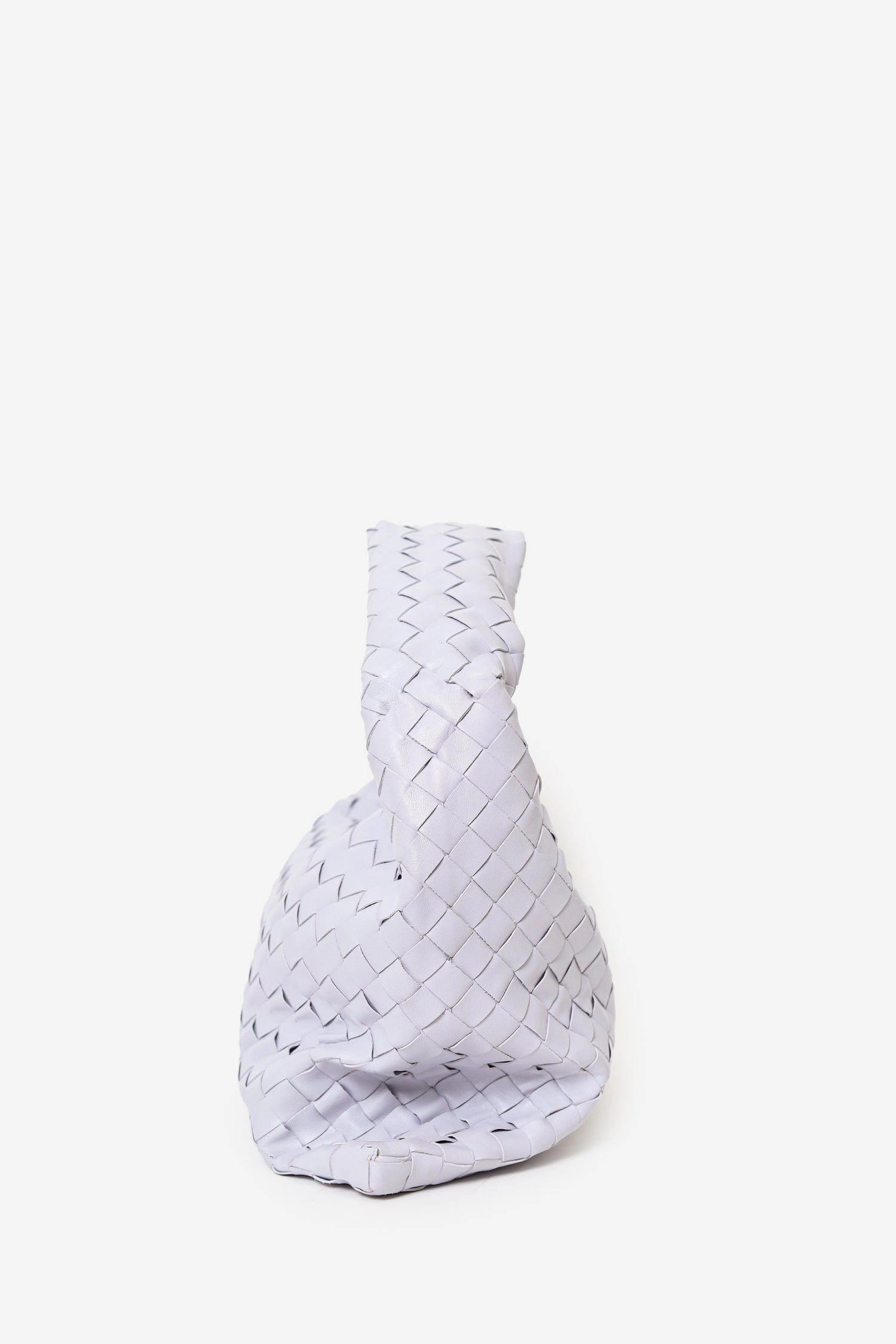 Bottega Veneta Lilac Purple Intrecciato Leather Hop Hobo Bag