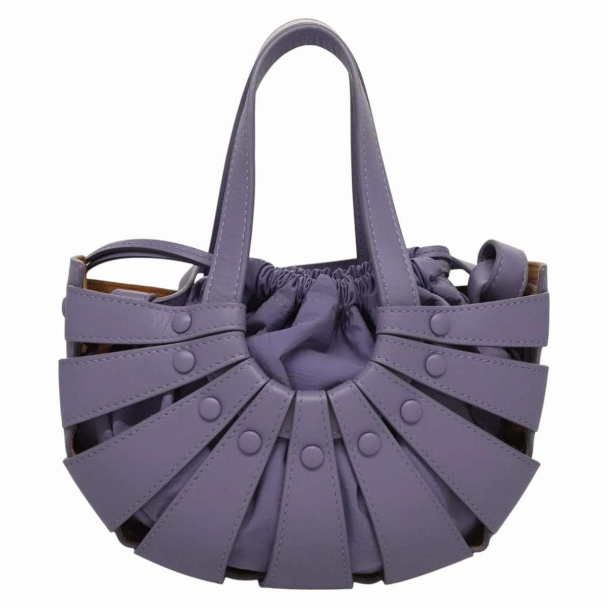 Bottega Veneta The Shell Leather Shoulder Bag (Pre-Owned)