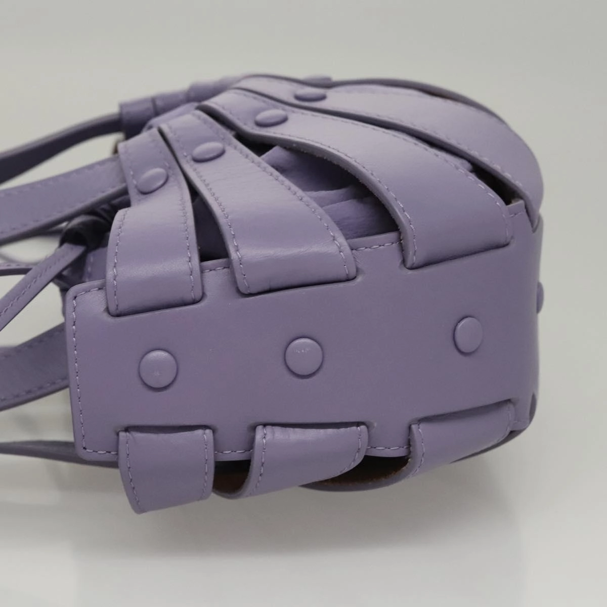 Bottega Veneta The Shell Leather Shoulder Bag (Pre-Owned)