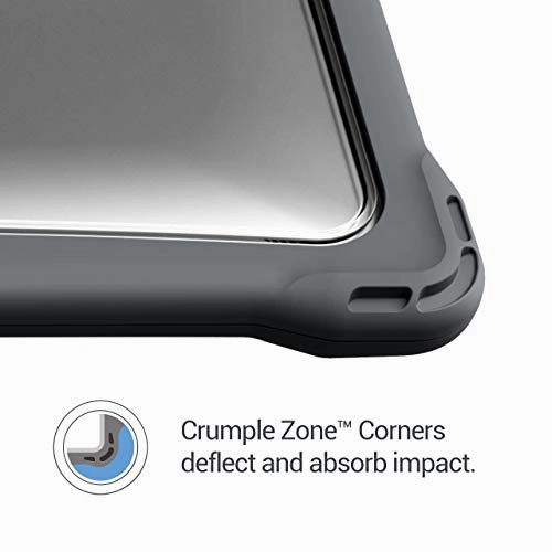 Brenthaven Edge Case Designed for Apple MacBook Air 13 Inch 2019 with Retina True Tone Display for School, Business and Office Use  Gray, Durable, Rugged Protection from Impact and Compression