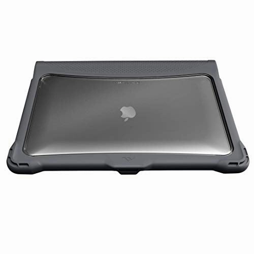 Brenthaven Edge Case Designed for Apple MacBook Air 13 Inch 2019 with Retina True Tone Display for School, Business and Office Use  Gray, Durable, Rugged Protection from Impact and Compression