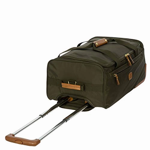 Bric's X-BAG 21" CARRY-ON ROLLING DUFFLE BAG - OLIVE