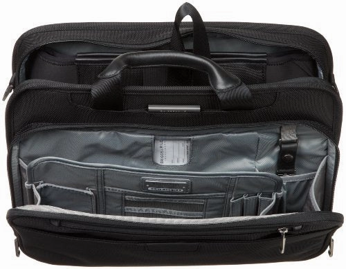 Briggs & Riley 15.4 Inch Slim Briefcase,Black,12X16X4