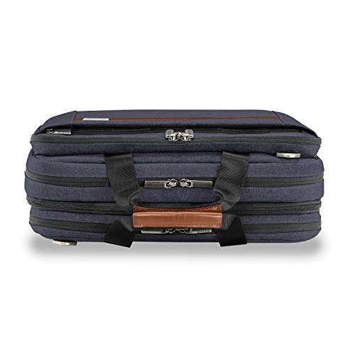Briggs & Riley Kinzie Street Medium Expandable Brief Briefcase, Navy, One Size