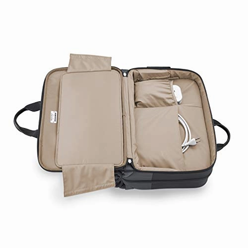 Briggs & Riley @work Large Spinner Briefcase (BLACK, FREE MONOGRAMMING)