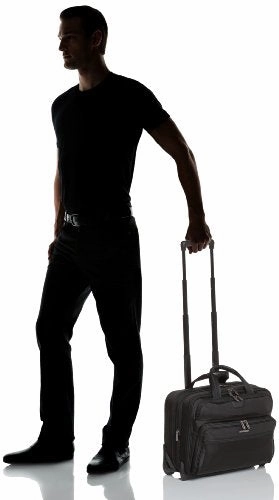 Briggs & Riley @Work Luggage Expandable Rolling Brief, Black, One Size