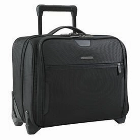 Briggs & Riley @Work Medium Slim Rolling Brief (Black)