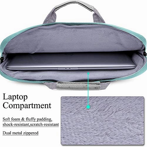 BRINCH 15-15.6 Inch Multi-Functional Suit Fabric Portable Laptop Sleeve Case Shoulder Messenger Bag