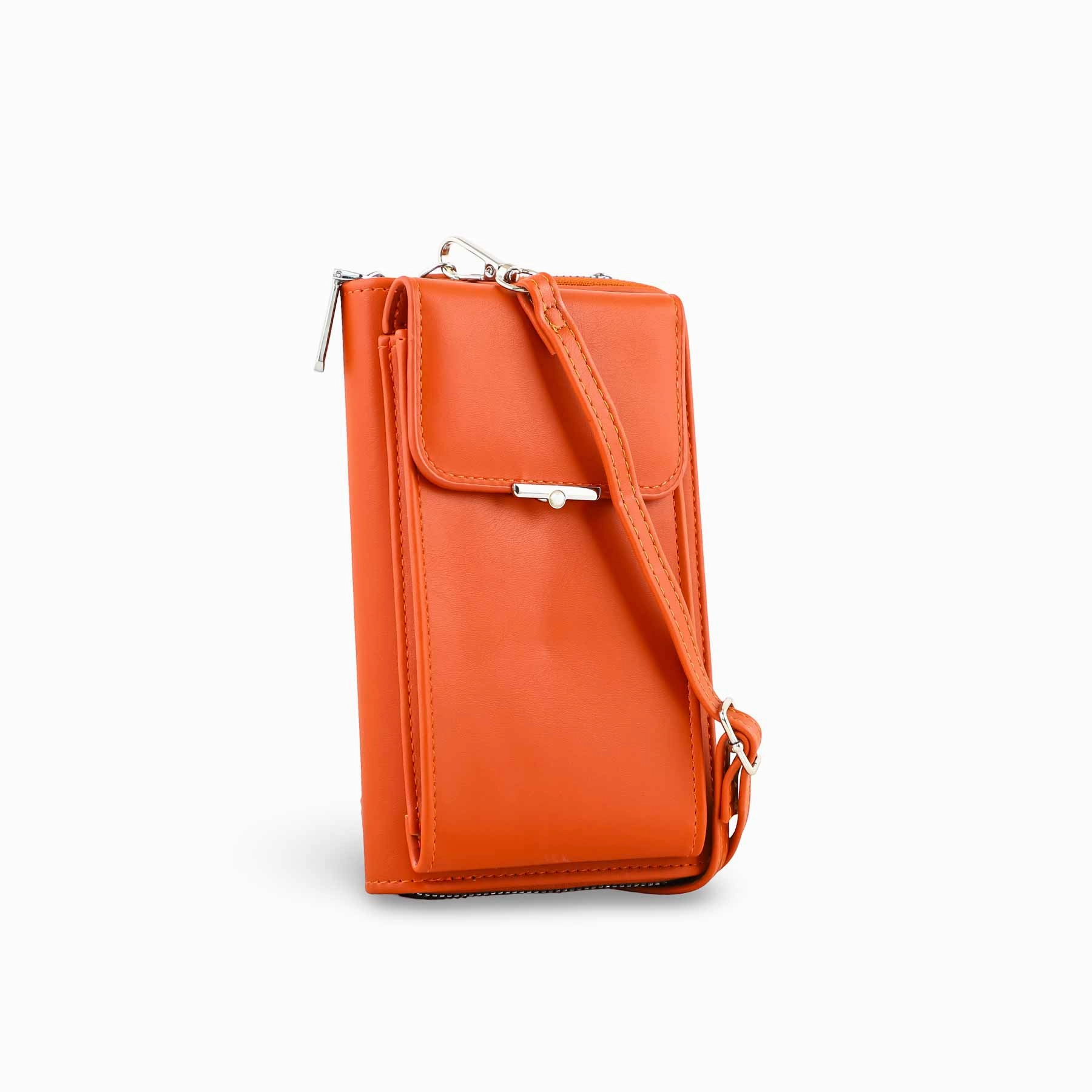 Brown Casual Pouch For Women P97620