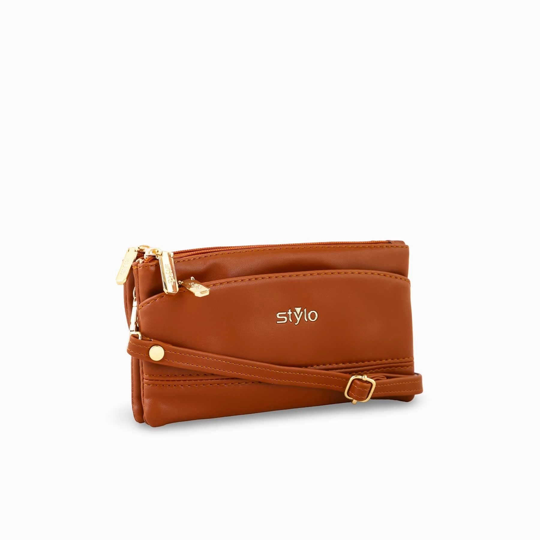 Brown Casual Pouch P97644