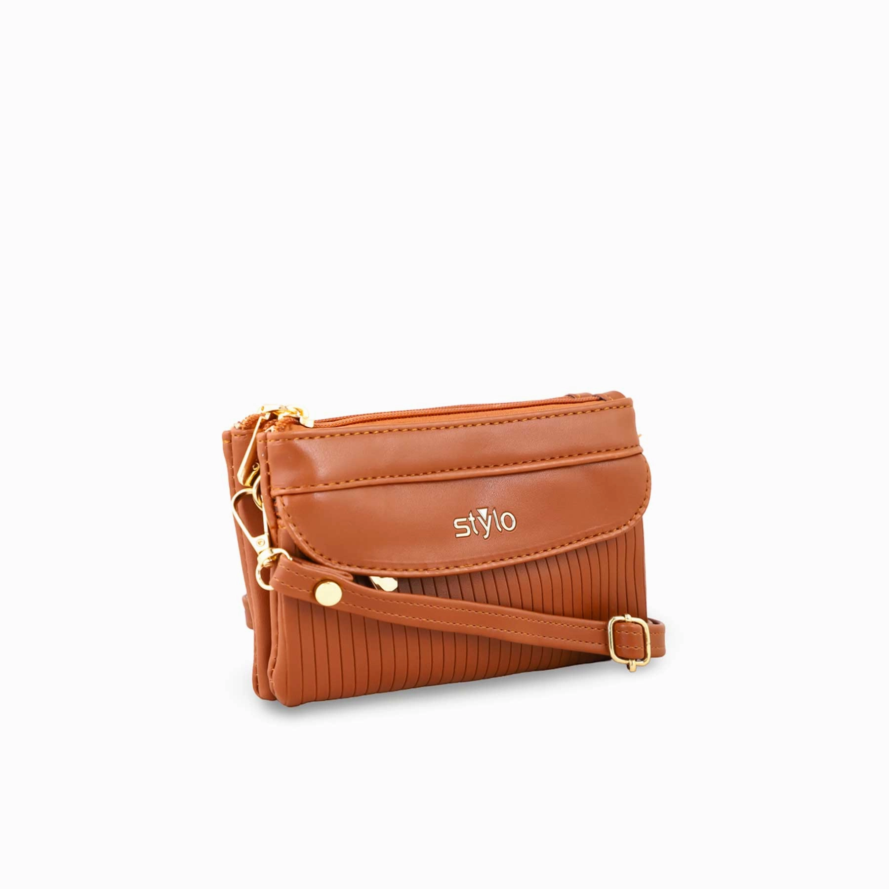 Brown Casual Pouch P97646