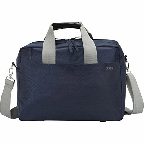 Bugatti Jason Double Gusset Laptop Briefcase Black