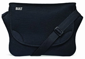 BUILT Bowery Neoprene 11- to 13-Inch Laptop Messenger Bag, Black