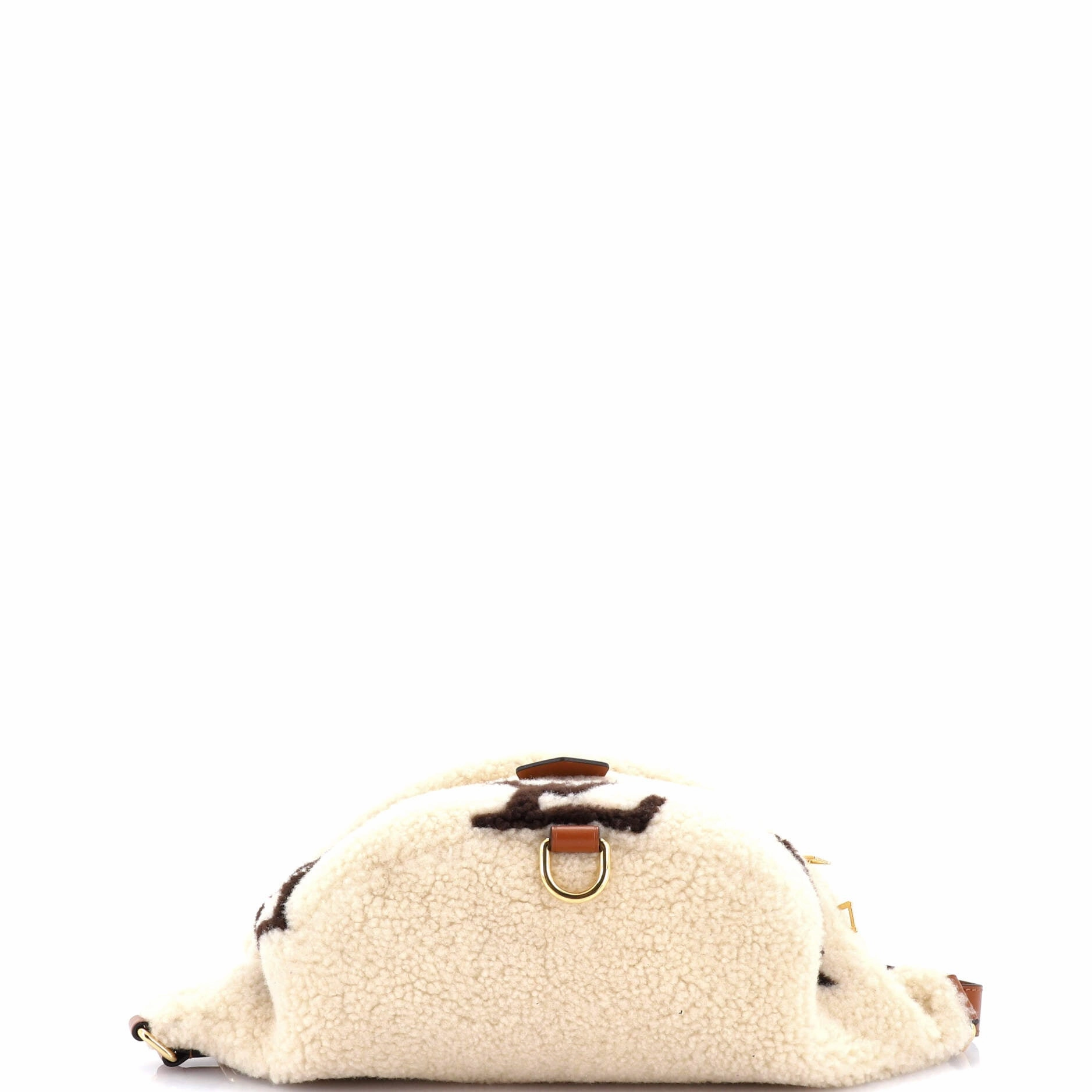 Bum Bag Monogram Giant Teddy Fleece