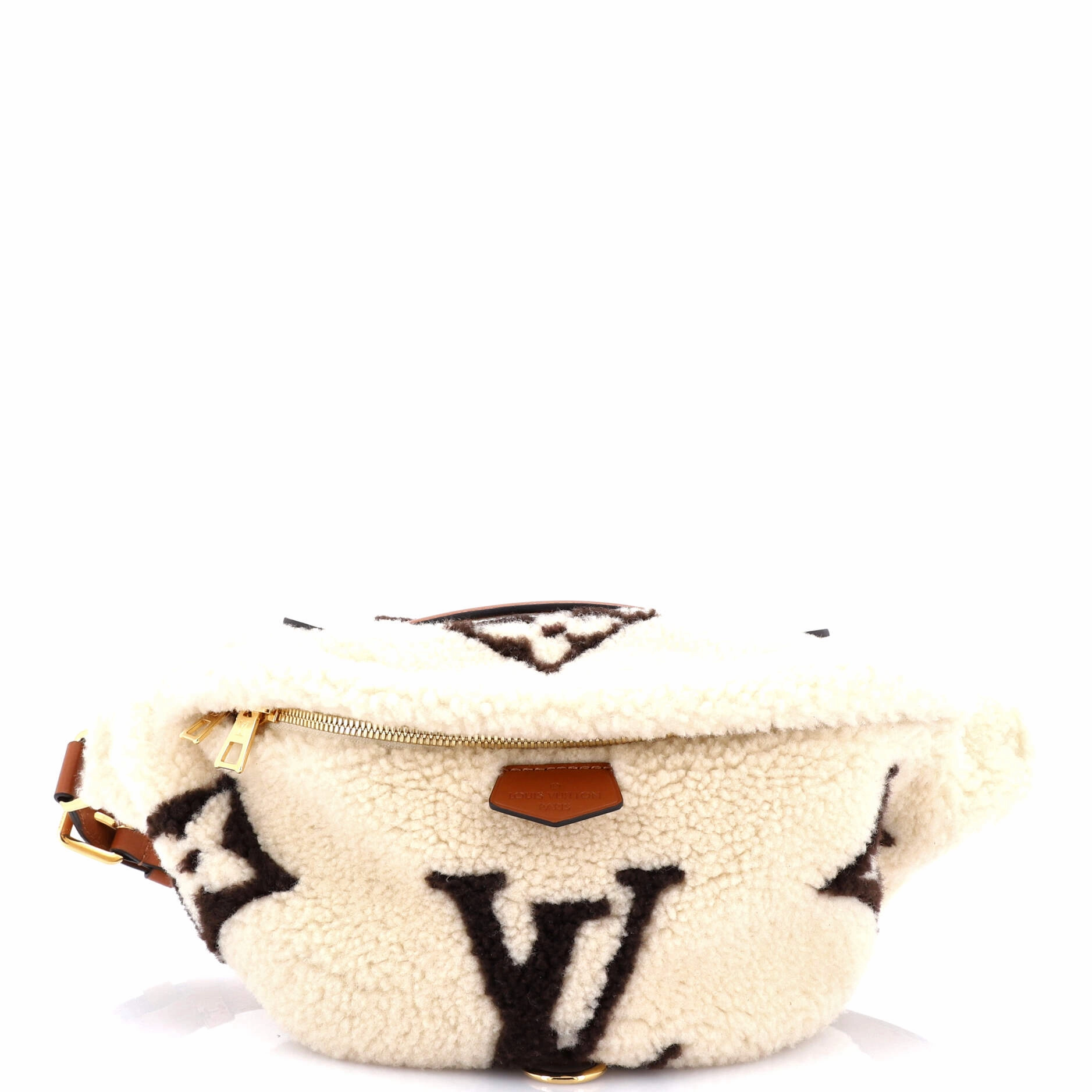Bum Bag Monogram Giant Teddy Fleece