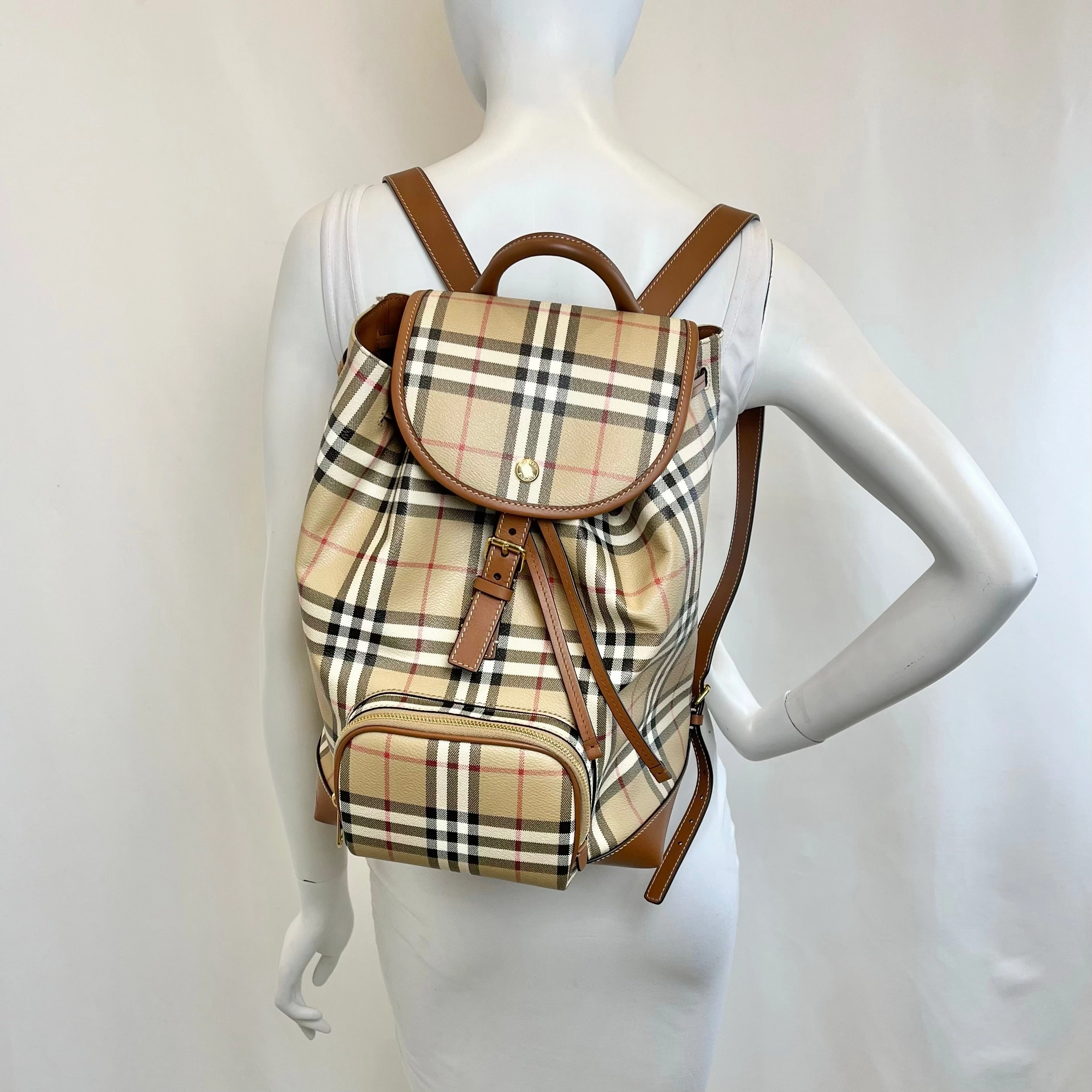 Burberry Check Briar Backpack