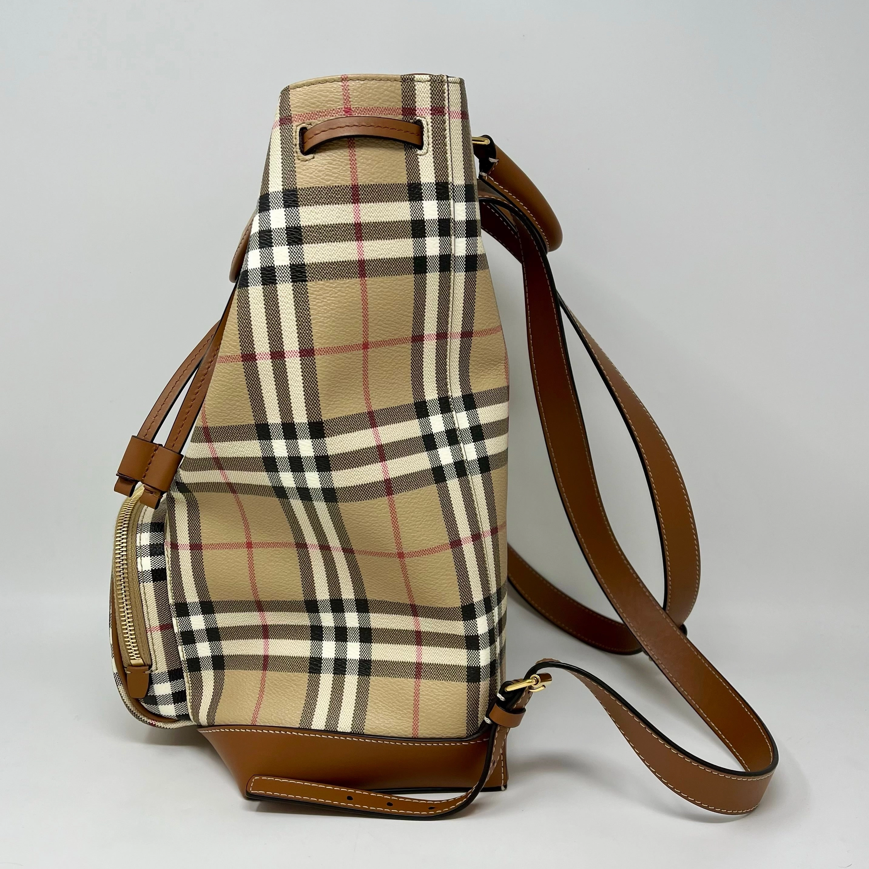 Burberry Check Briar Backpack
