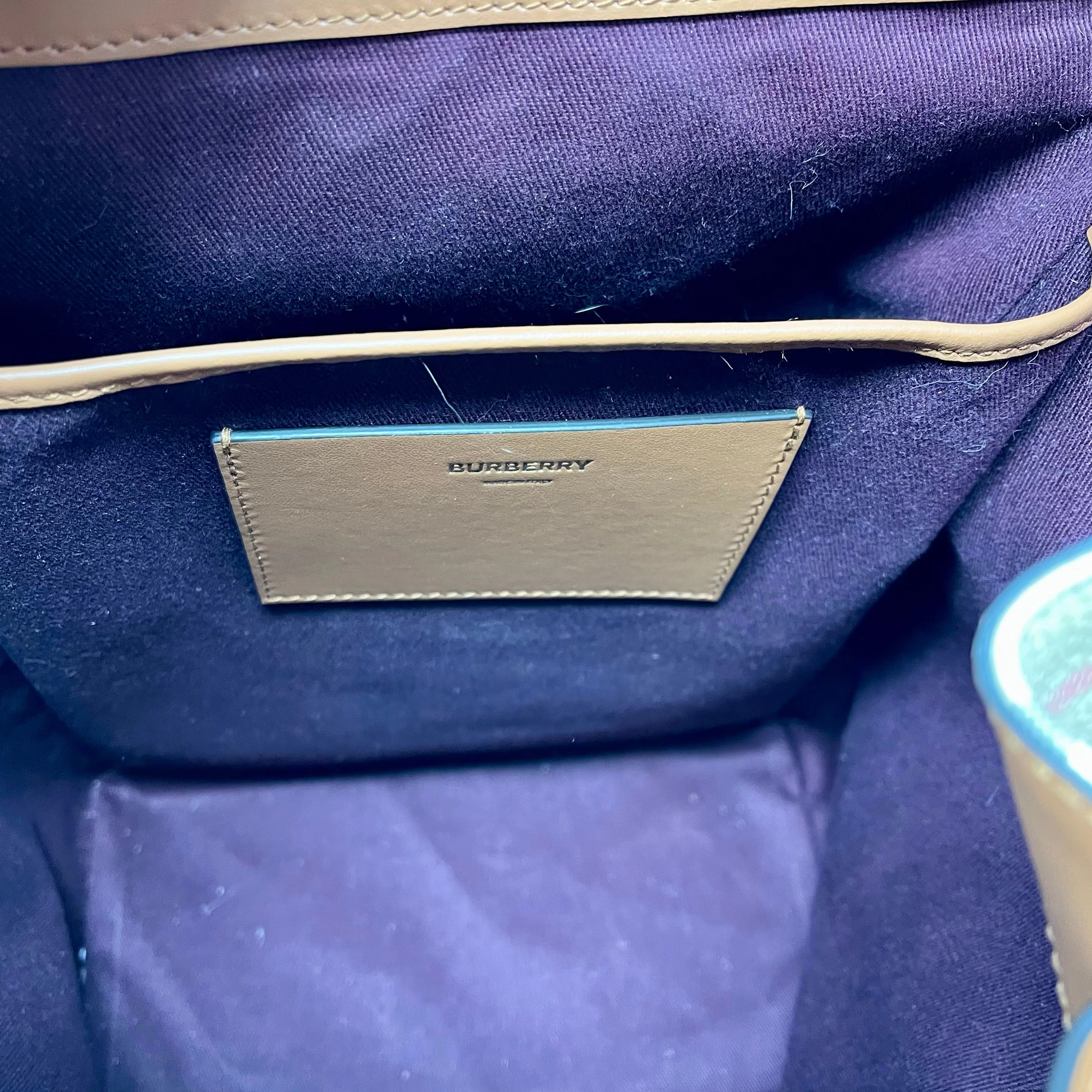 Burberry Check Briar Backpack