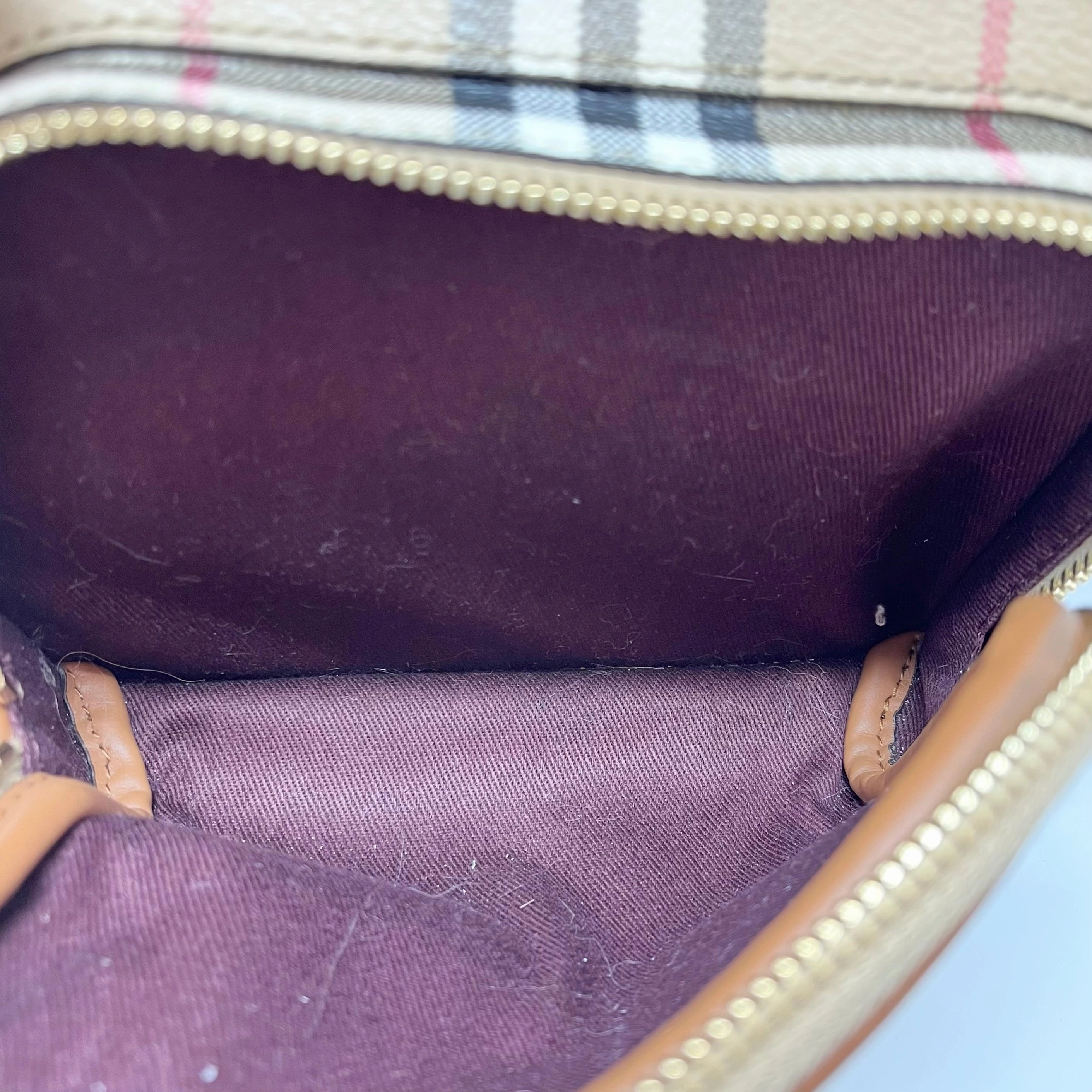 Burberry Check Briar Backpack