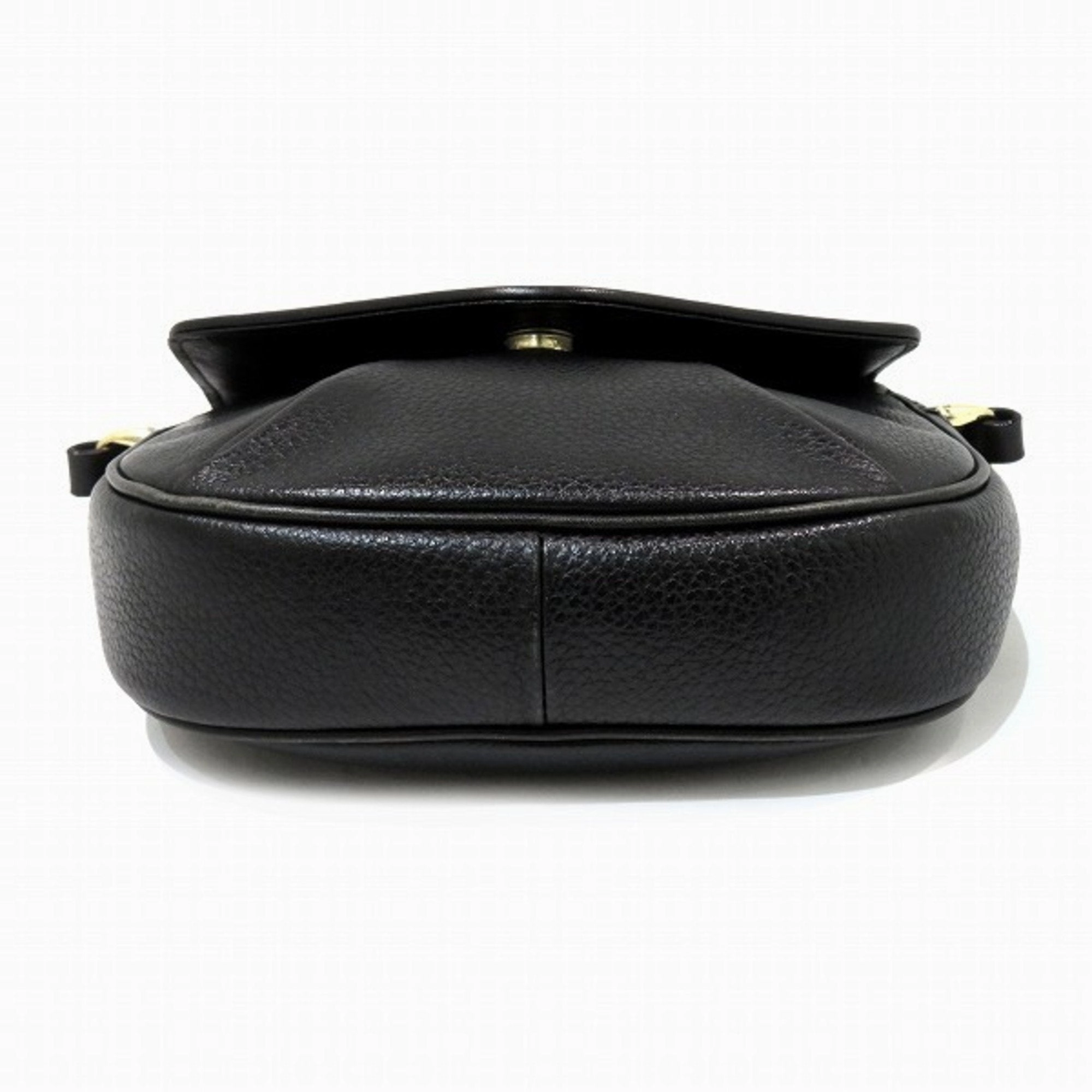 Burberry  Leather Canvas Shoulder Bag (Pre-Owned)