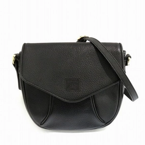 Burberry  Leather Canvas Shoulder Bag (Pre-Owned)
