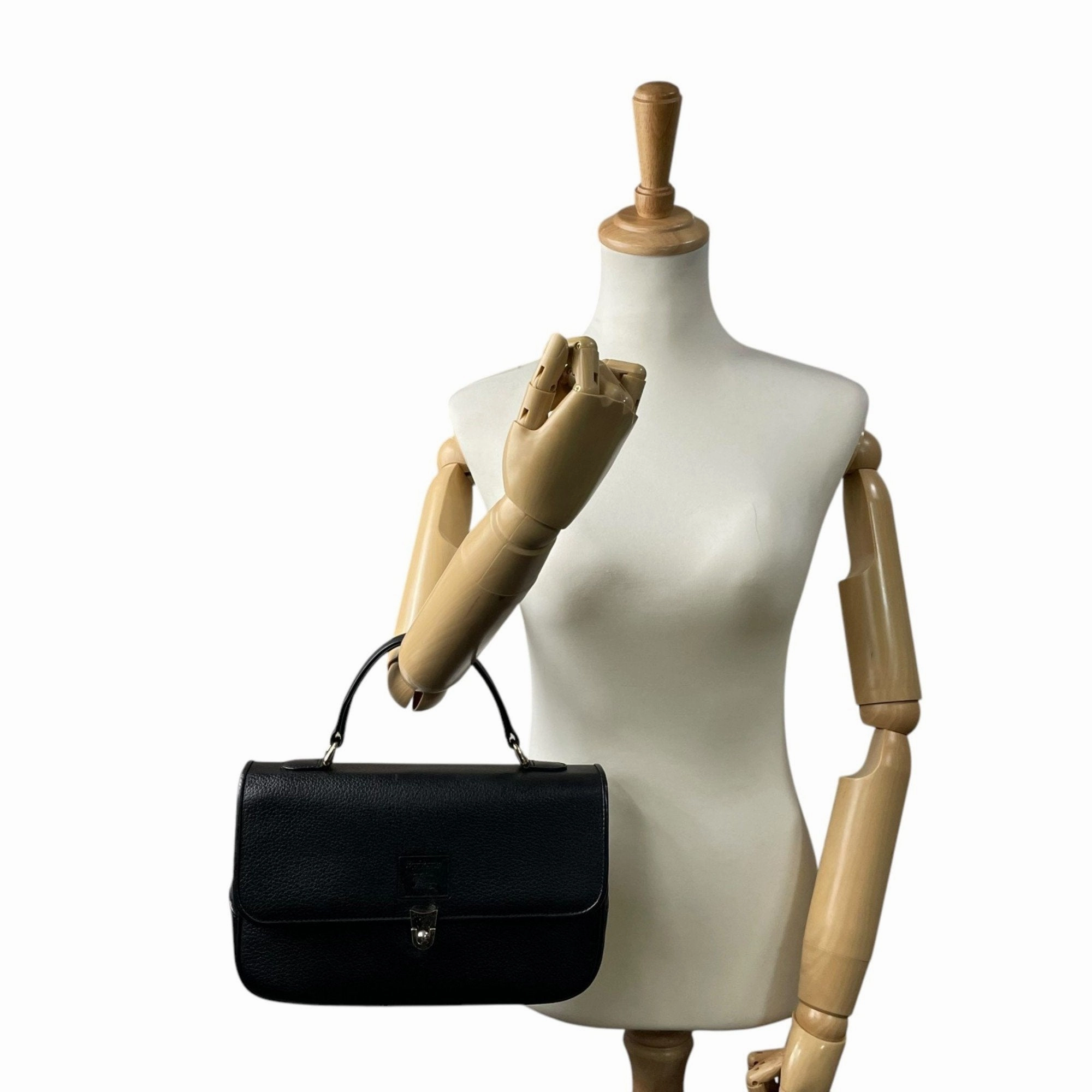 Burberry Leather Handbag (Pre-Owned)
