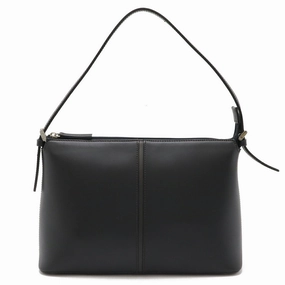 Burberry Leather Handbag Shoulder Bag (Pre-Owned)