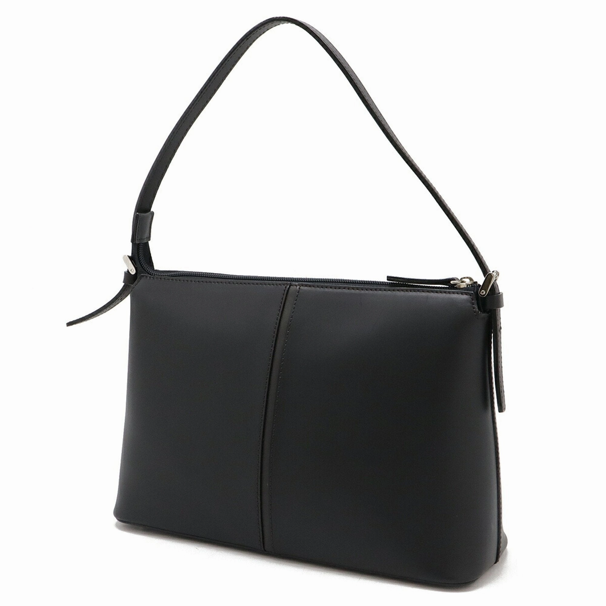 Burberry Leather Handbag Shoulder Bag (Pre-Owned)