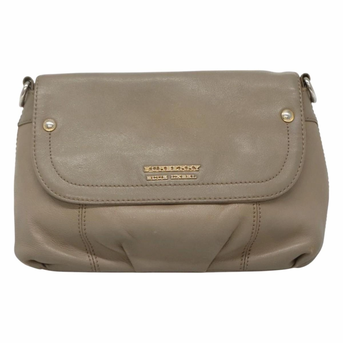 Burberry Leather Shoulder Bag (Pre-Owned)