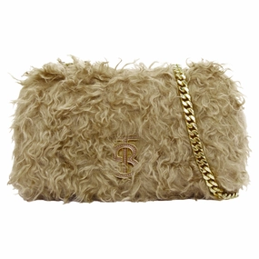 Burberry lola mohair limited edition lamb shearling tb crossbody bag