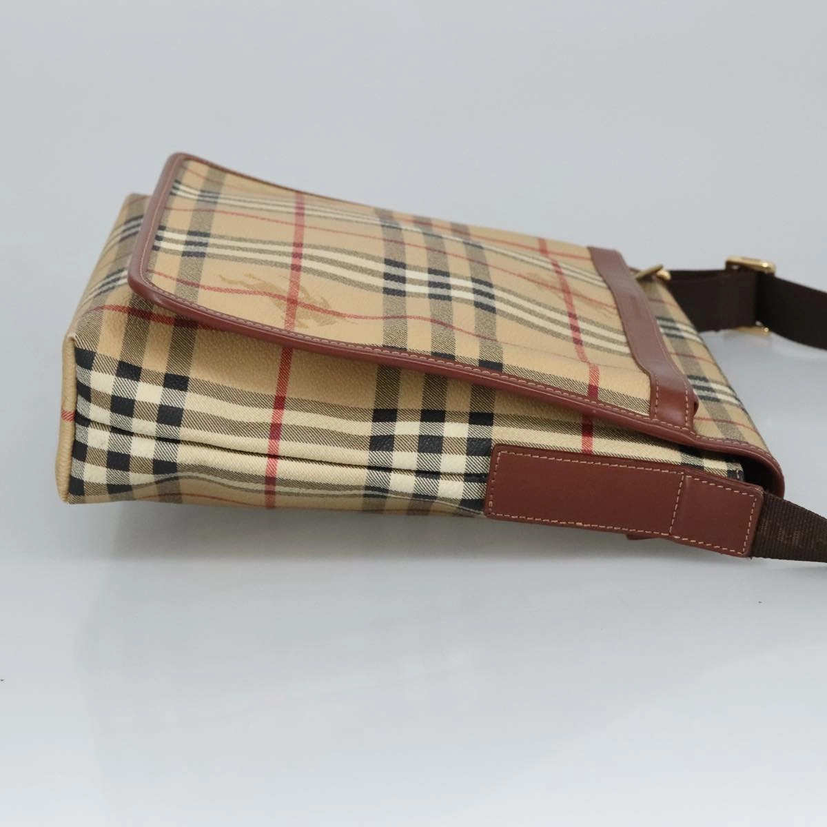 Burberry Nova Check  Canvas Shoulder Bag (Pre-Owned)