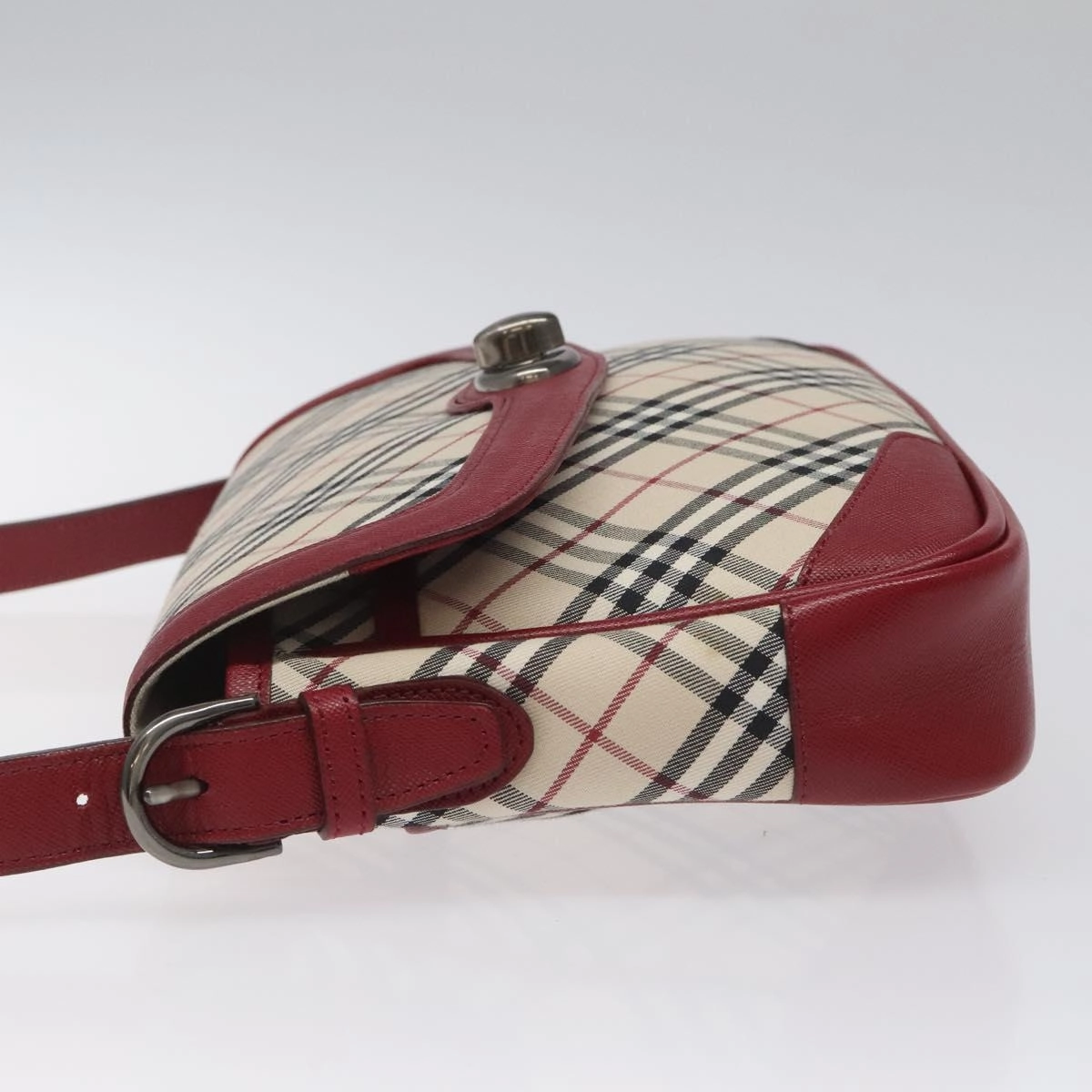 Burberry Nova Check Canvas Shoulder Bag (Pre-Owned)