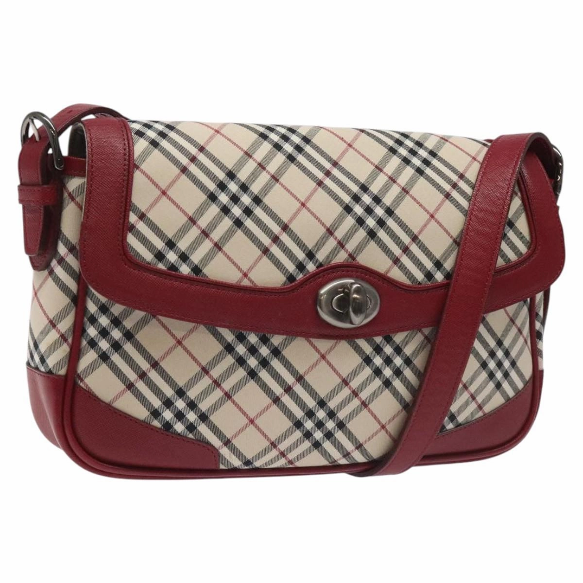 Burberry Nova Check Canvas Shoulder Bag (Pre-Owned)