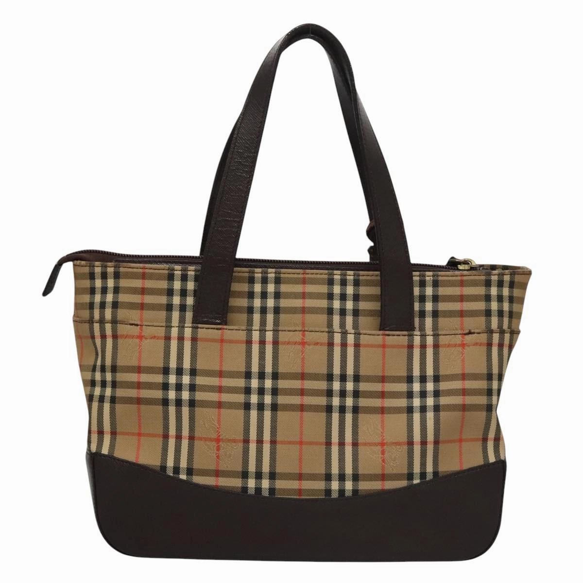 Burberry Nova Check Canvas Shoulder Bag (Pre-Owned)