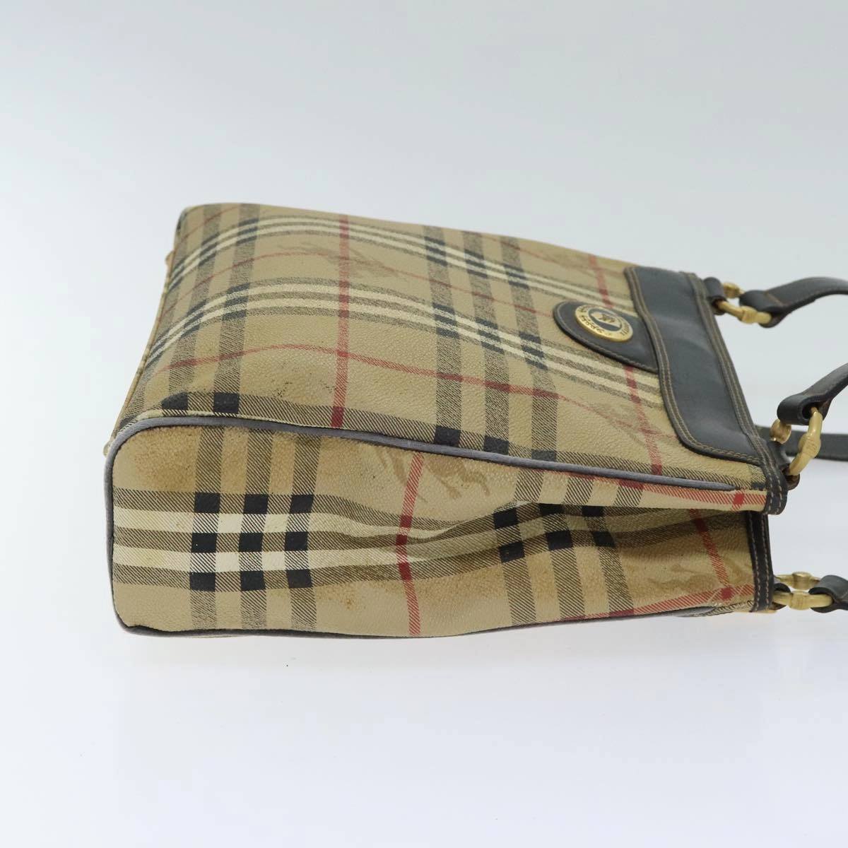 Burberry Nova Check  Canvas Shoulder Bag (Pre-Owned)