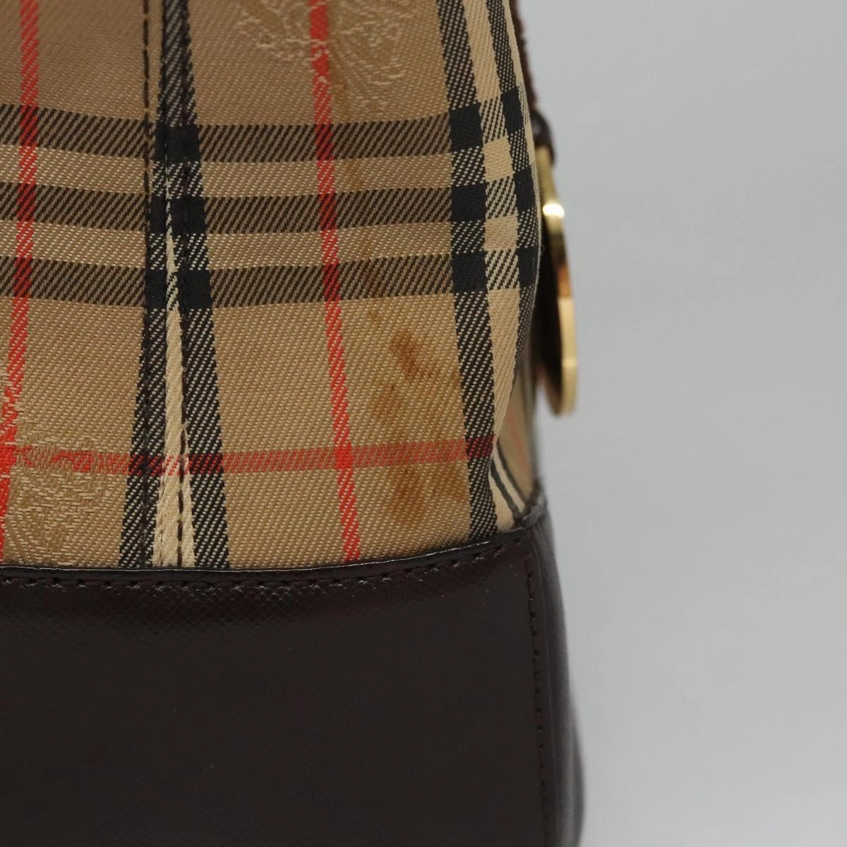 Burberry Nova Check Canvas Shoulder Bag (Pre-Owned)