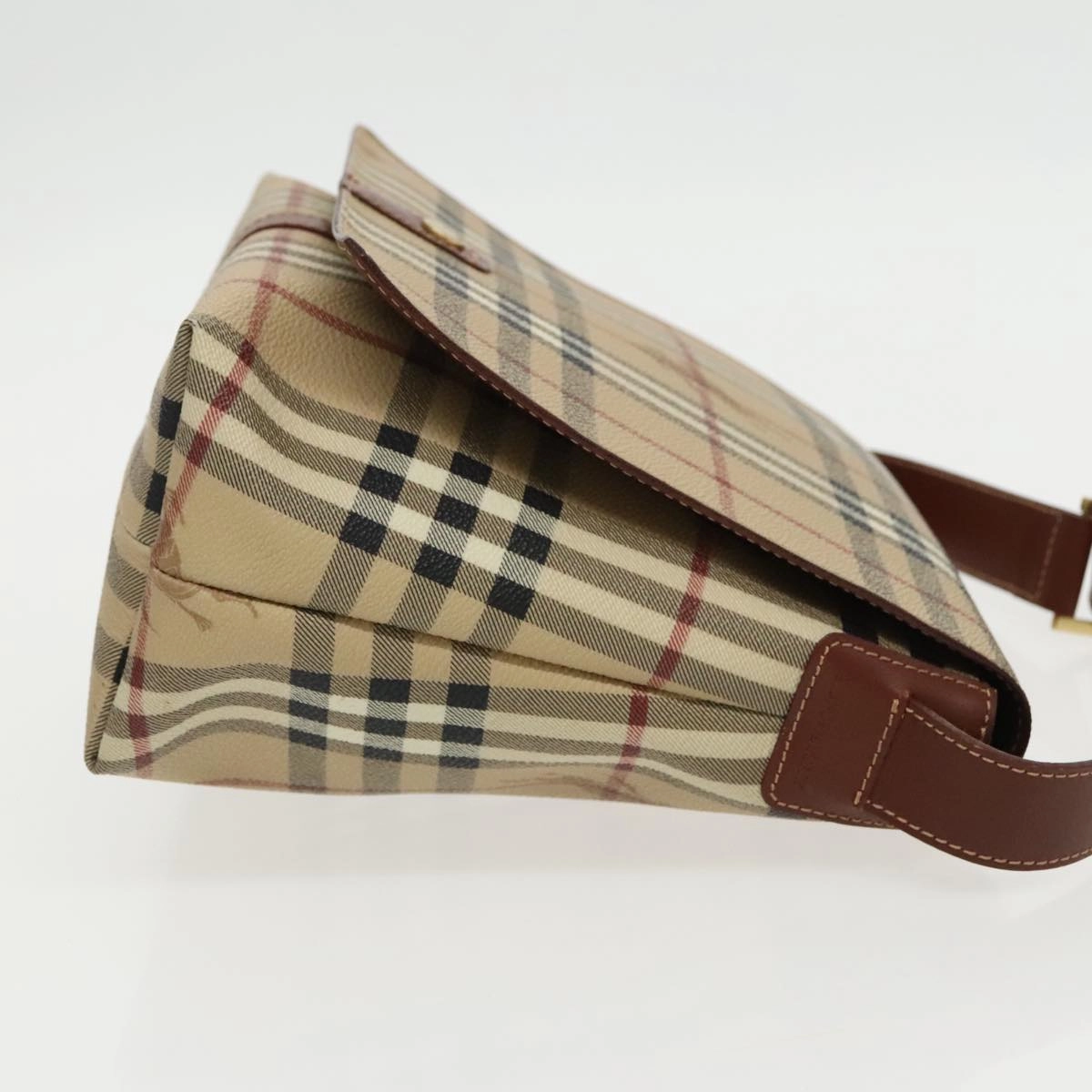 Burberry Nova Check  Canvas Shoulder Bag (Pre-Owned)