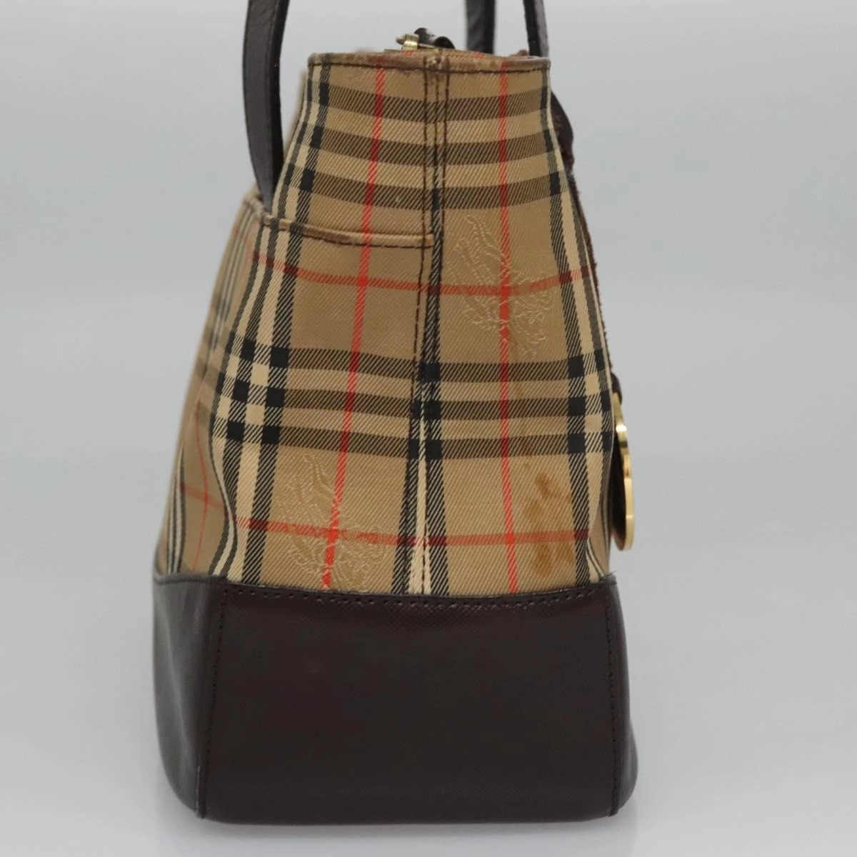 Burberry Nova Check Canvas Shoulder Bag (Pre-Owned)