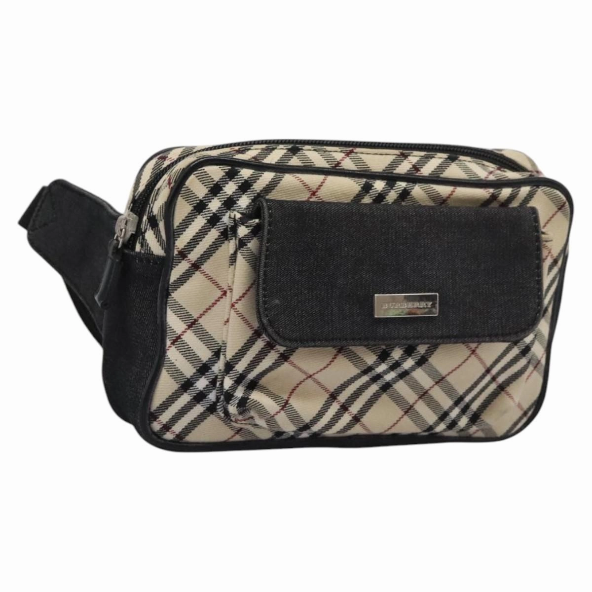 Burberry Nova Check Canvas Shoulder Bag (Pre-Owned)