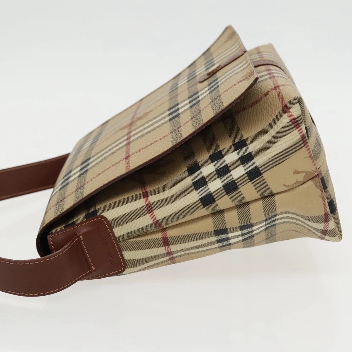 Burberry Nova Check  Canvas Shoulder Bag (Pre-Owned)