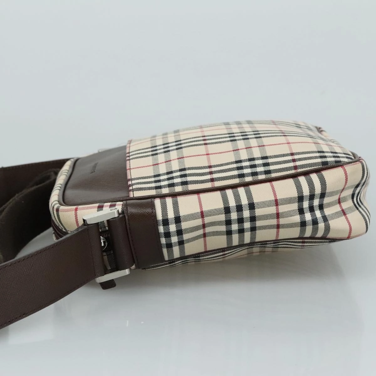 Burberry Nova Check  Canvas Shoulder Bag (Pre-Owned)